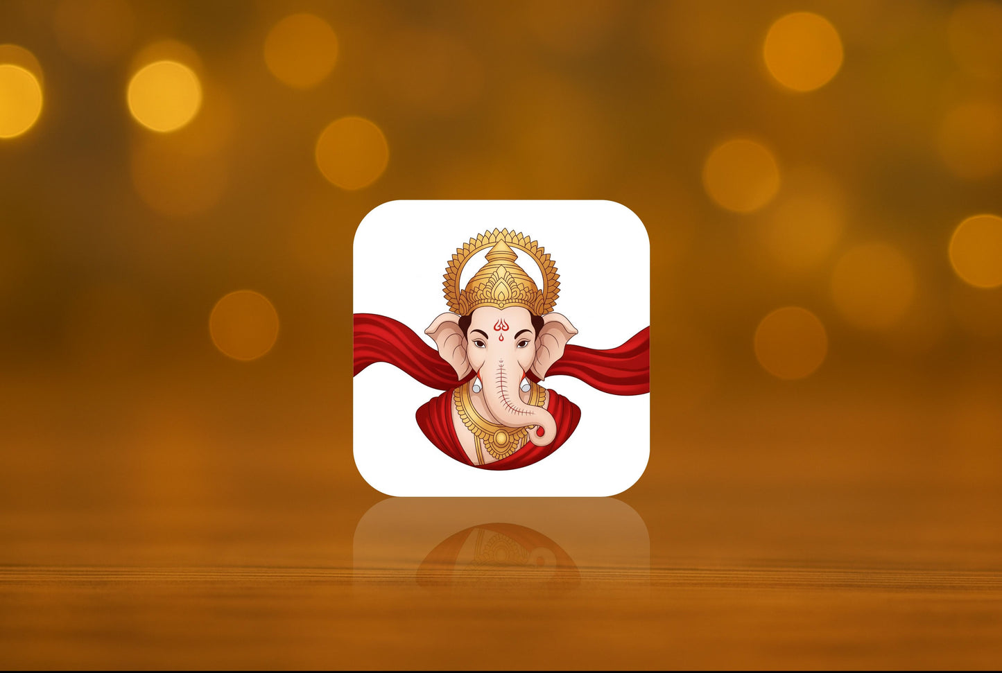 Lord Ganesh Ji Design Fridge Magnet