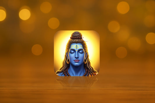Lord Shiva Design Fridge Magnet