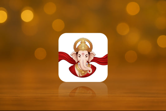 Lord Ganesh Ji Design Fridge Magnet