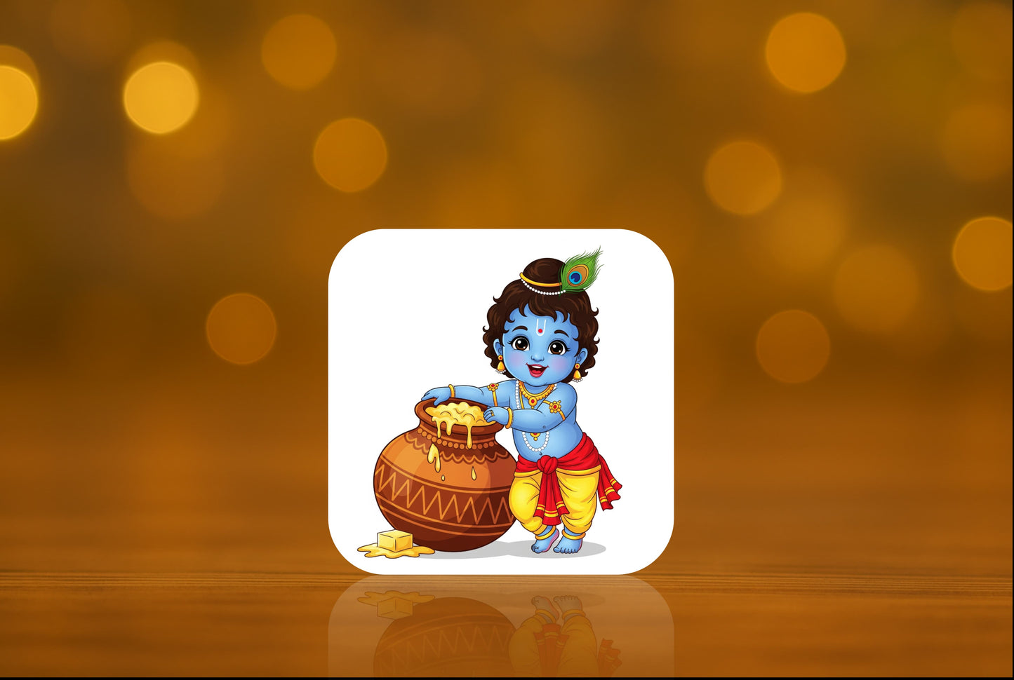 Lord Krishna Ji Design Fridge Magnet