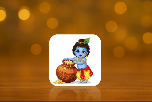 Lord Krishna Ji Design Fridge Magnet