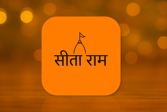 Sita Ram Adhesive Door Tags (Made of Metal & Plastic)