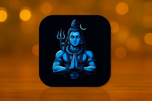 Lord Shiva Design Fridge Magnet