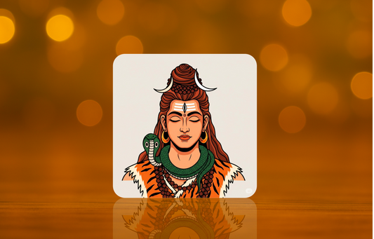 Lord Shiva Design Fridge Magnet