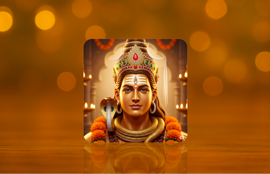 Lord Shiva Design Fridge Magnet