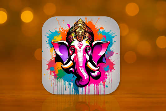 Lord Ganesh Ji Design Fridge Magnet