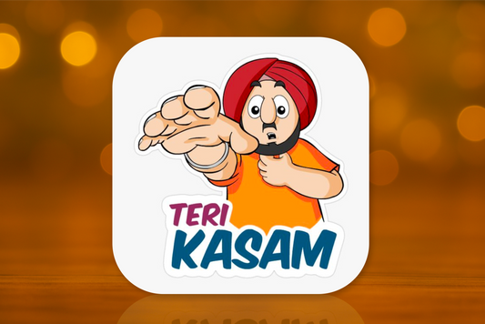 Teri Kasam Design Fridge Magnet