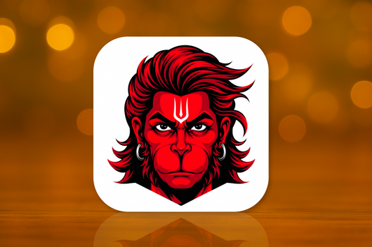 Lord Hanuman Ji Design Fridge Magnet